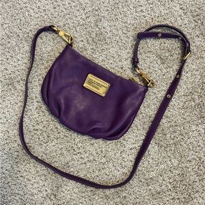Purple Leather Marc by Marc Jacobs Crossbody Purse